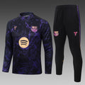 26/27 Barcelona Black/Purple Tracksuit - Quarter Zip