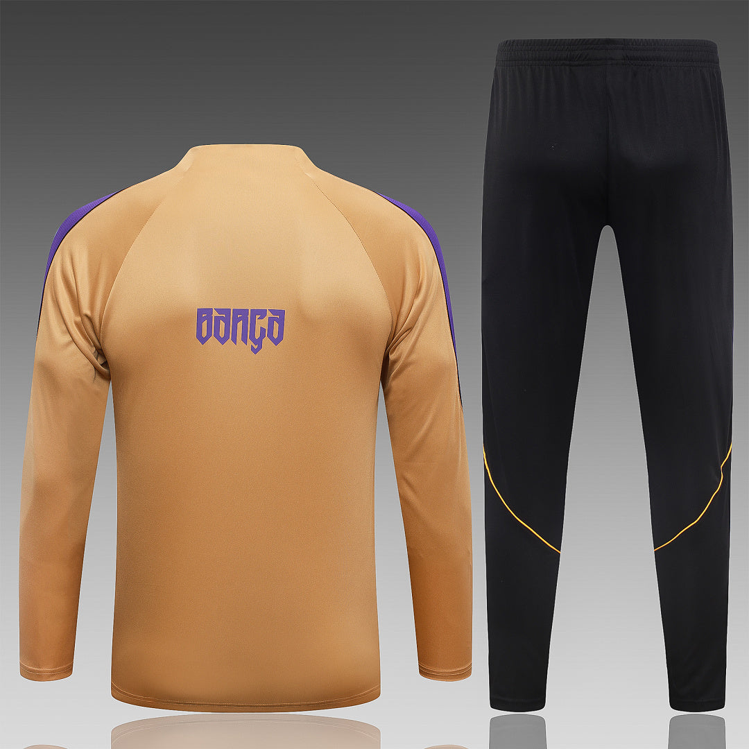 26/27 Barcelona Gold Tracksuit - Quarter Zip