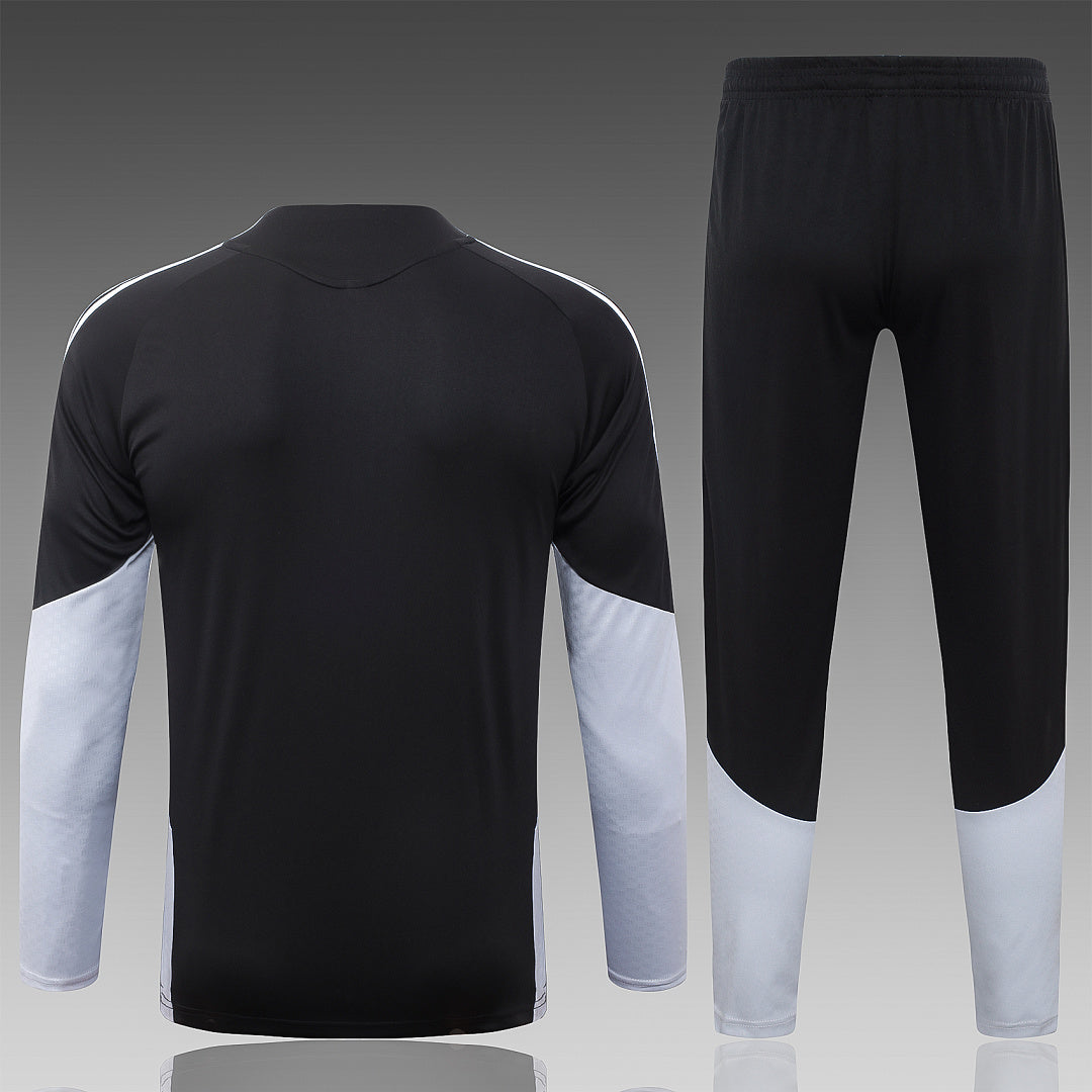 26/27 Spain Black 2-Star Tracksuit - Quarter Zip