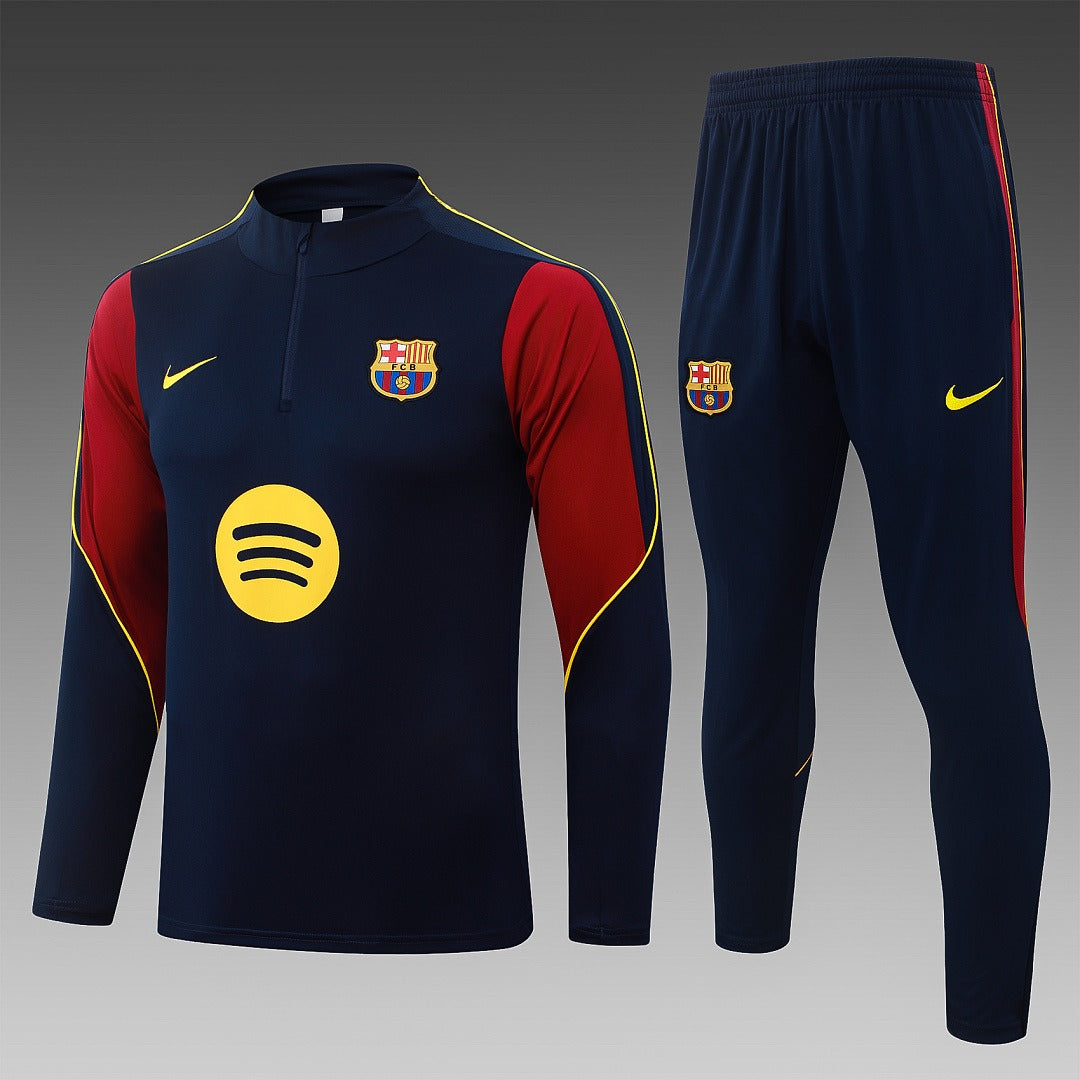 26/27 Barcelona Royal Blue Tracksuit - Quarter Zip