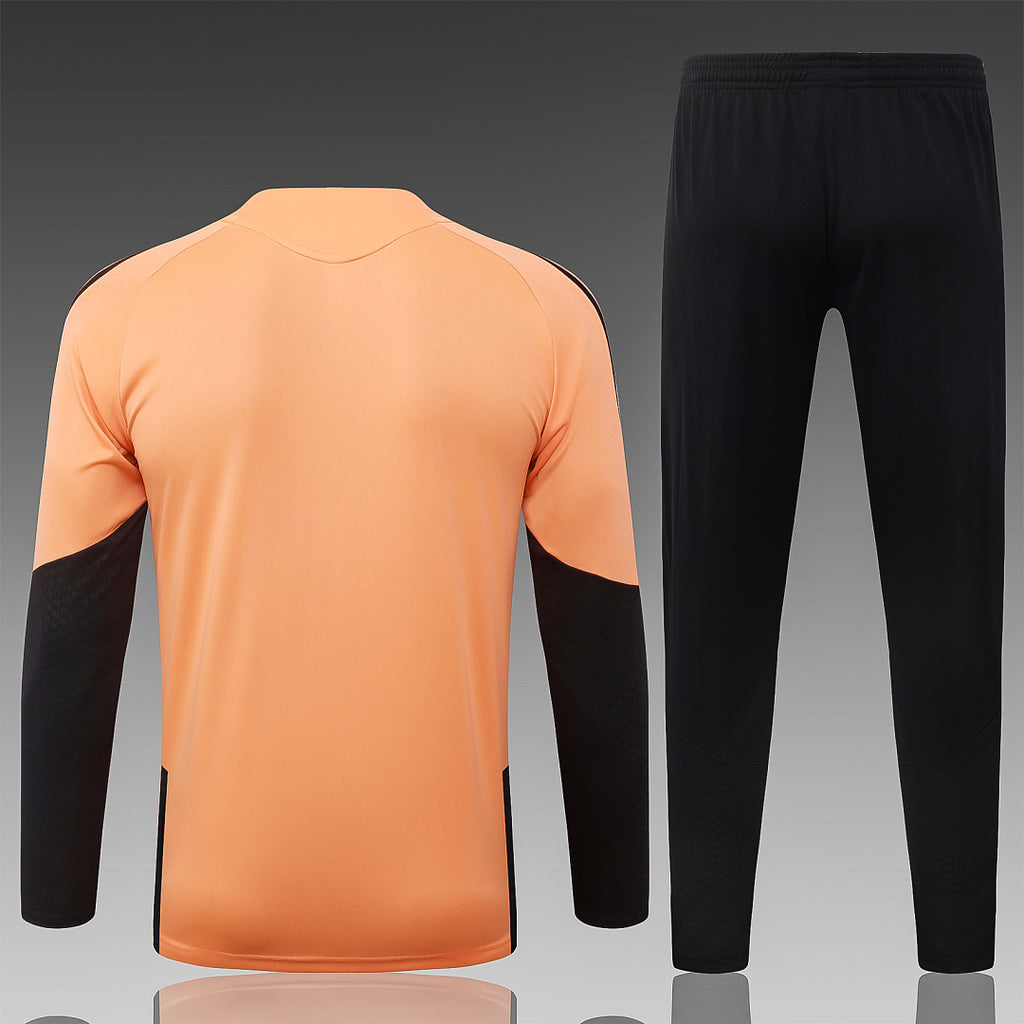 26/27 Arsenal Orange Tracksuit - Quarter Zip