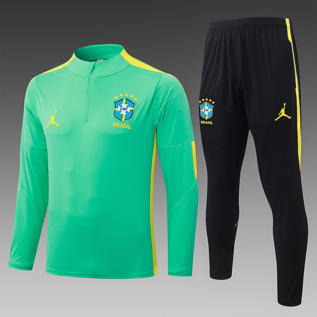 26/27 Brazil Mint Tracksuit - Quarter Zip