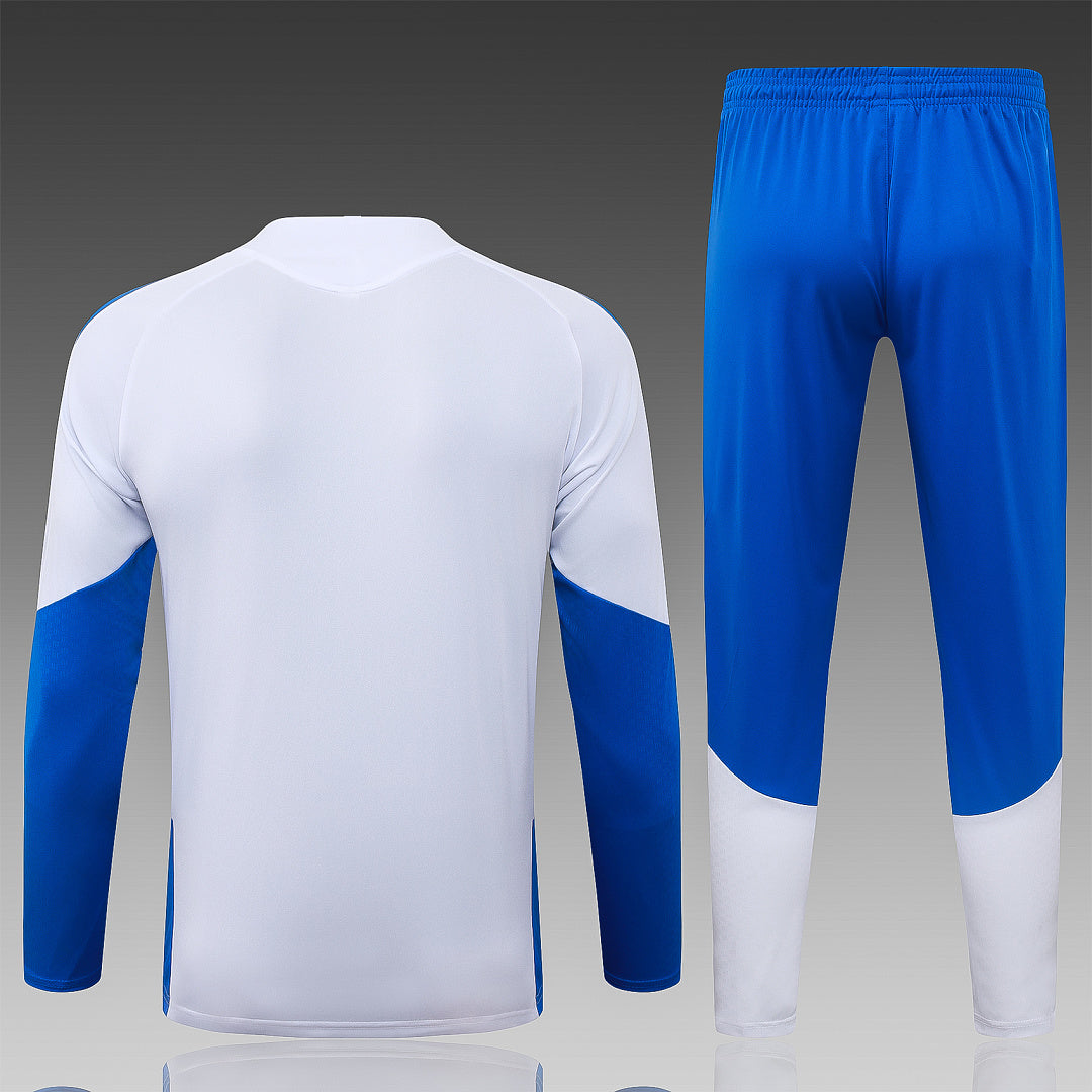 26/27 Juventus White Tracksuit - Quarter Zip