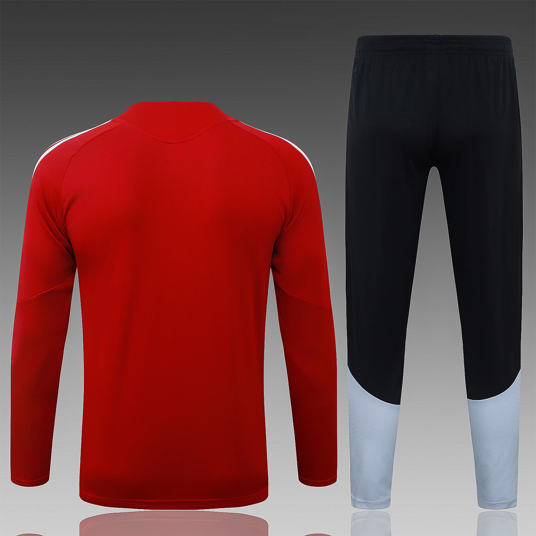 26/27 Spain Red Tracksuit - Quarter Zip