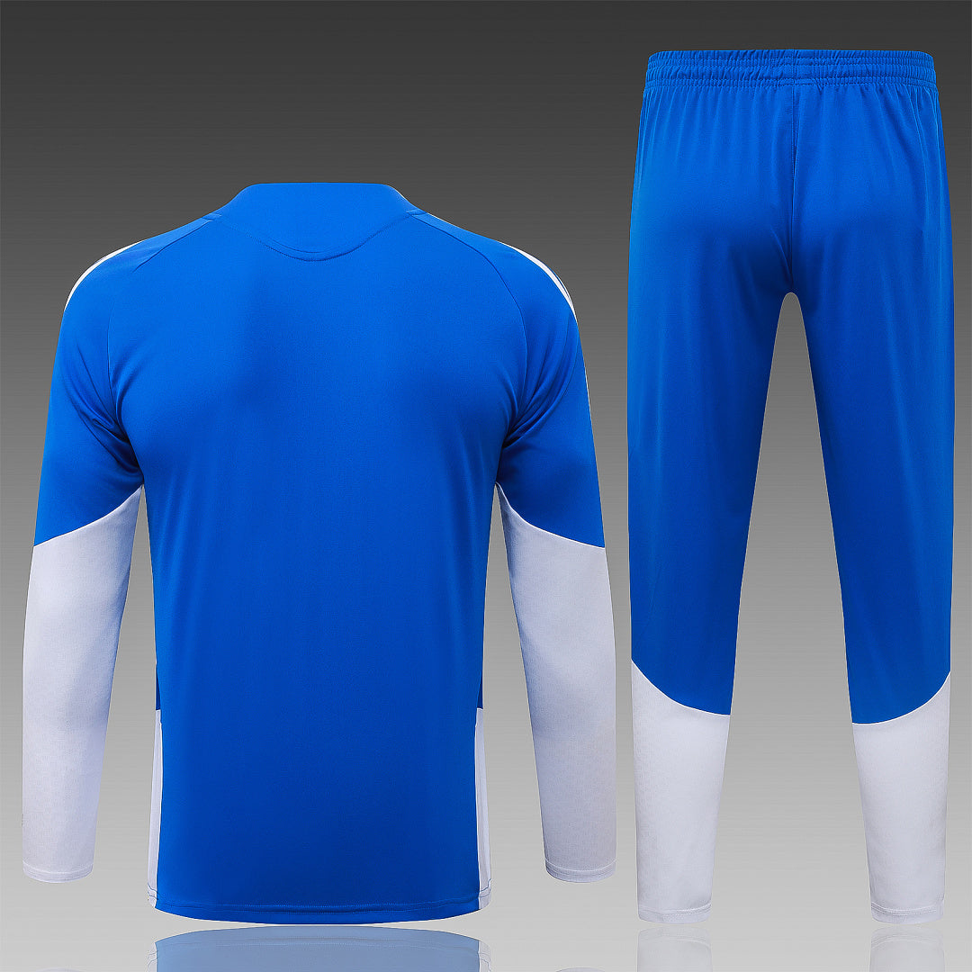 26/27 Juventus Blue Tracksuit - Quarter Zip