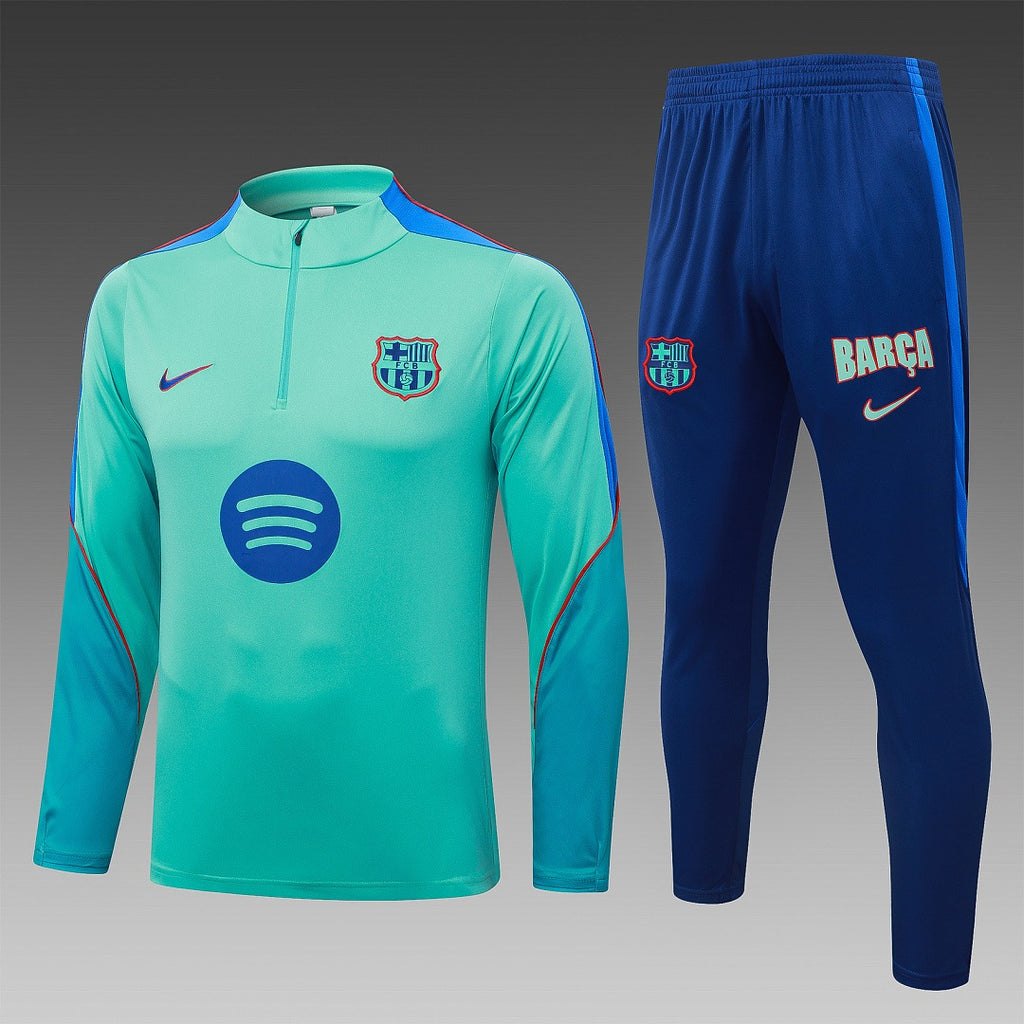 26/27 Barcelona Mint Tracksuit - Quarter Zip
