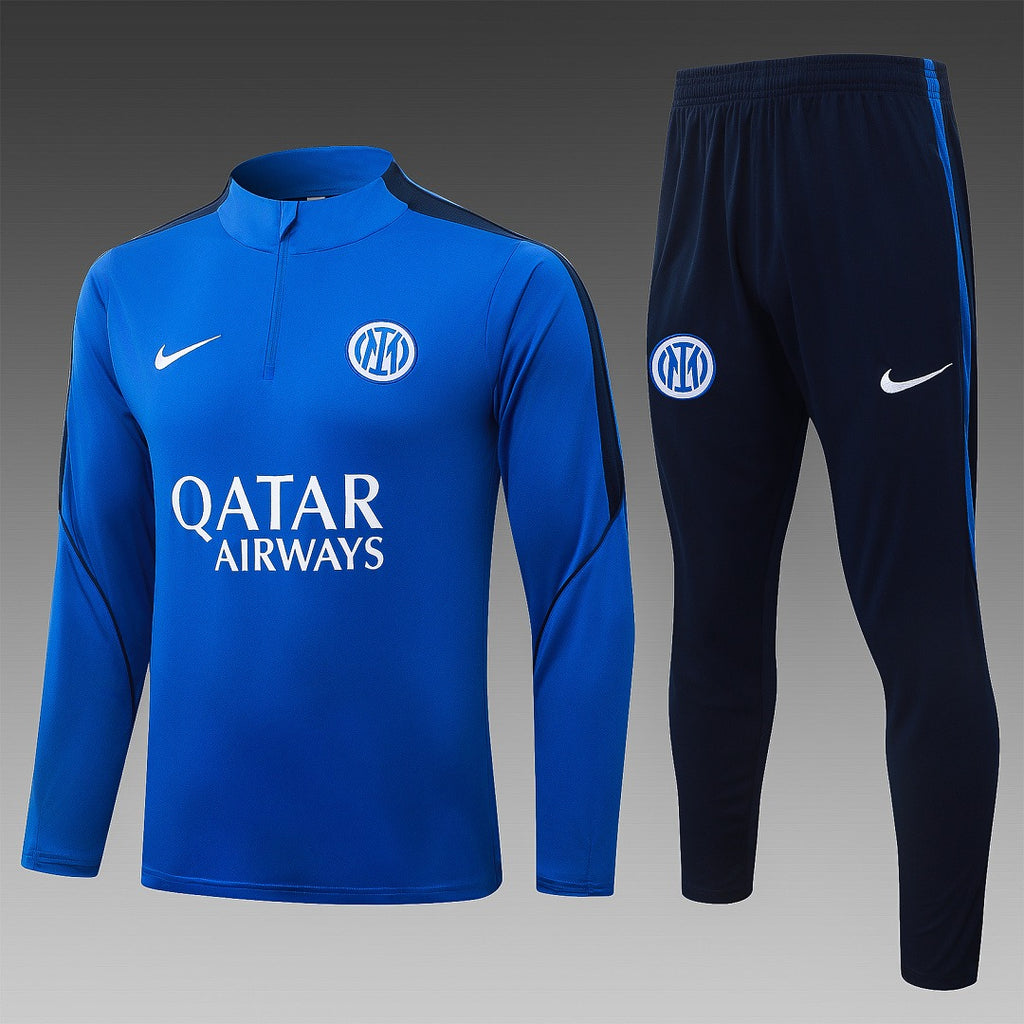26/27 Inter Milan Blue Tracksuit - Quarter Zip