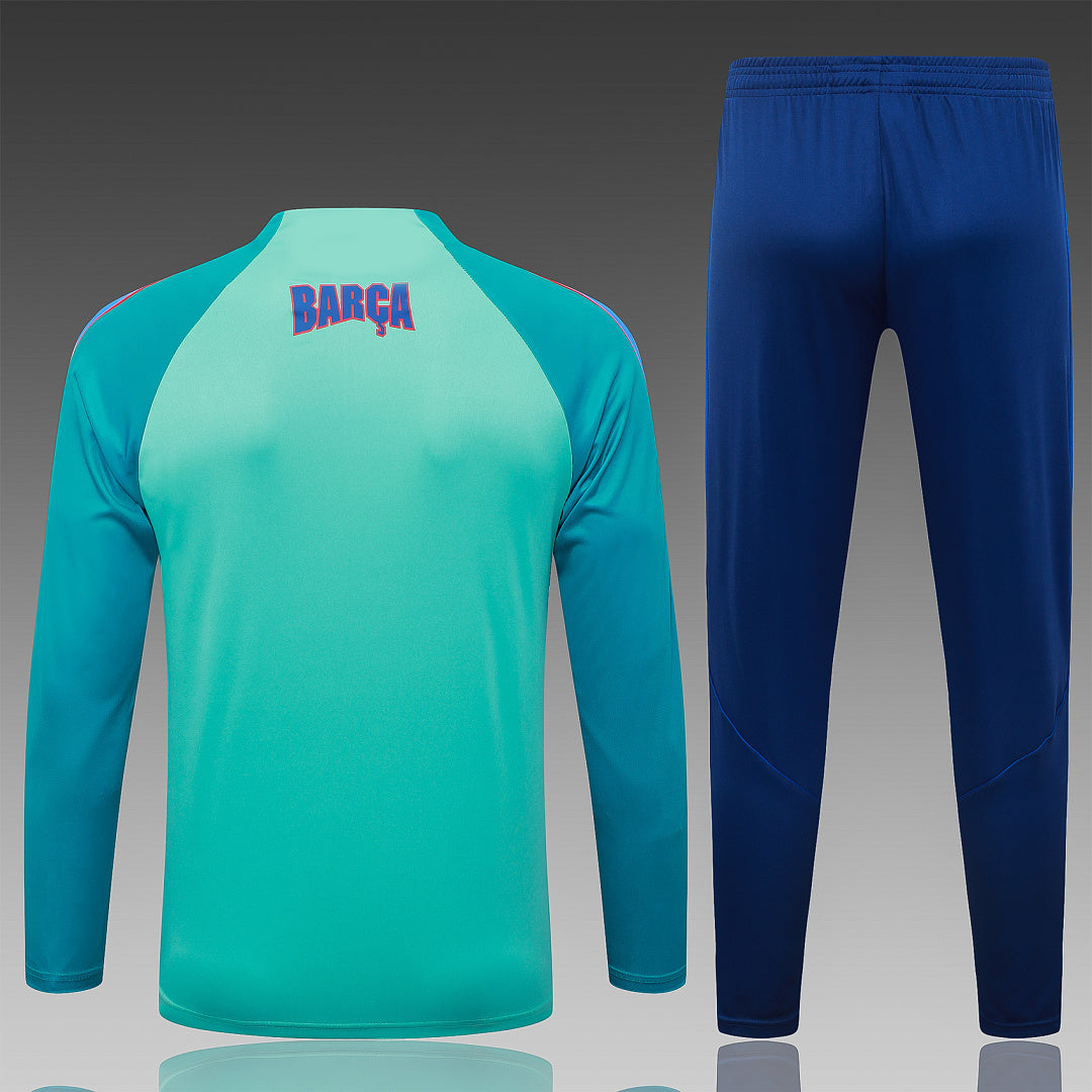 26/27 Barcelona Mint Tracksuit - Quarter Zip