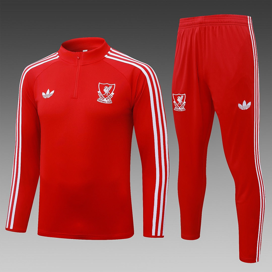 26/27 Liverpool Red Tracksuit - Quarter Zip