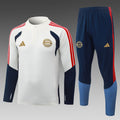 26/27 Bayern Cream Tracksuit - Quarter Zip