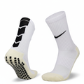 White Crew Socks - Text Removed